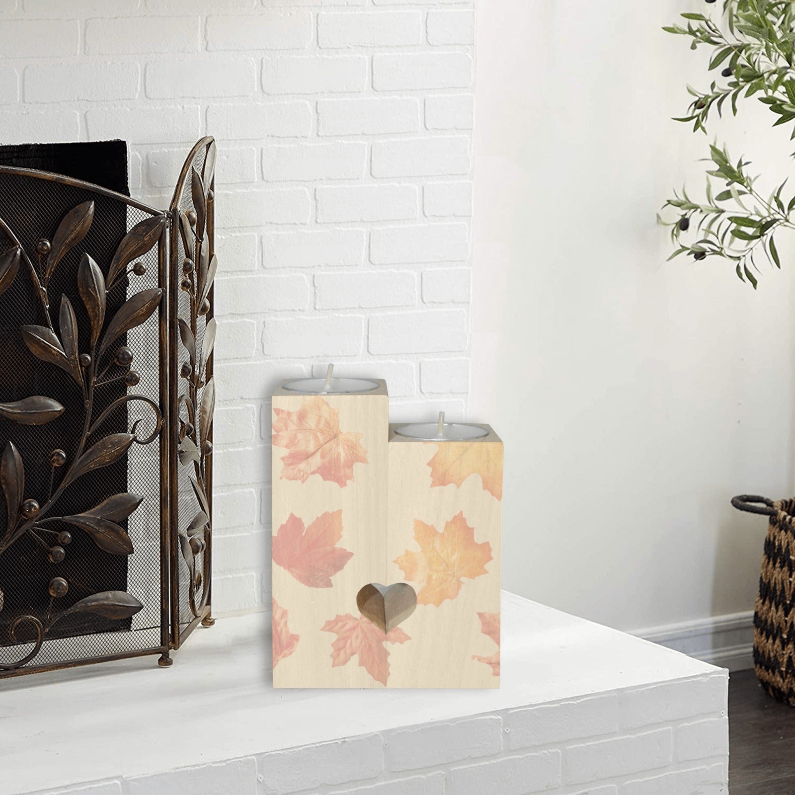 Heminredning Ljushållare i trä