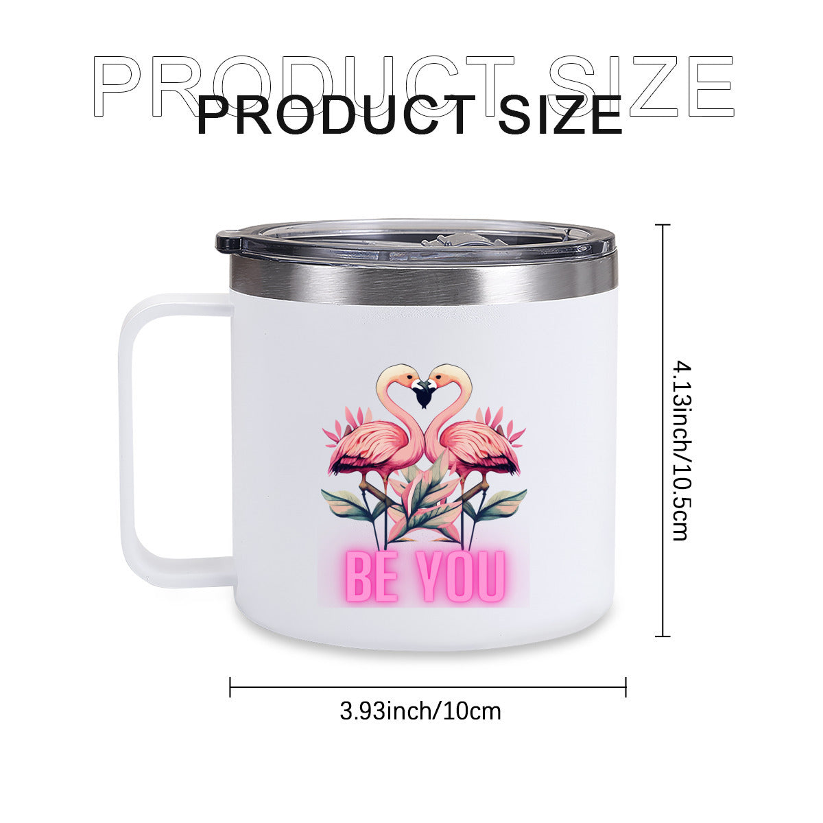 Tumbler Kaffe/te mugg med budskap