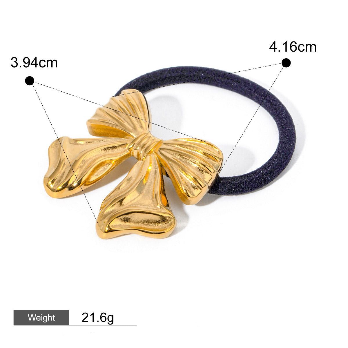 18K Guld Mode Trend Geometrisk Design Lätt Lyx Håraccessoarer