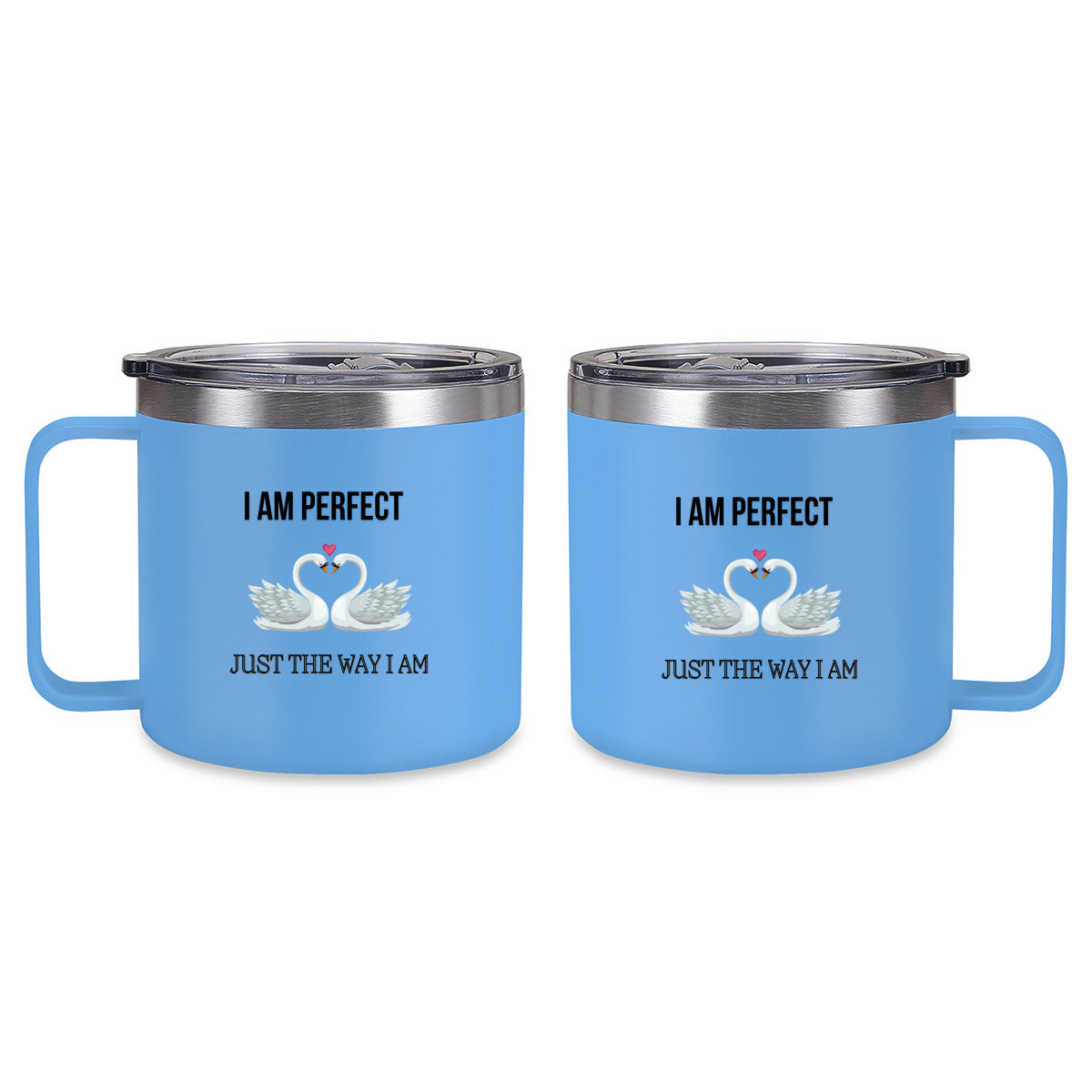 Tumbler Kaffe/te mugg med budskap