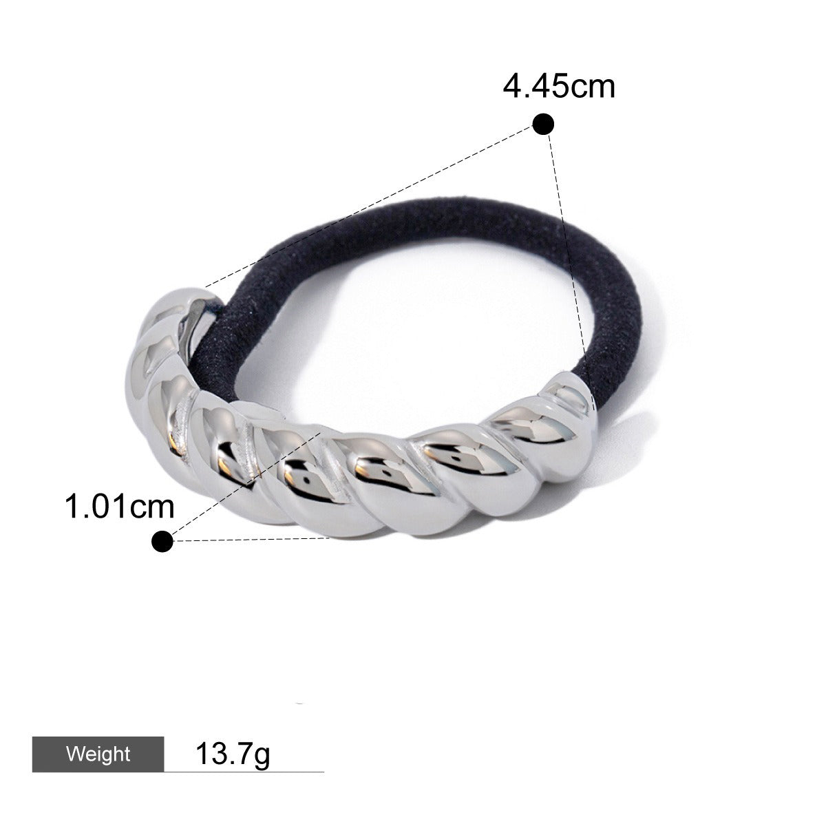 18K Guld Mode Trend Geometrisk Design Lätt Lyx Håraccessoarer
