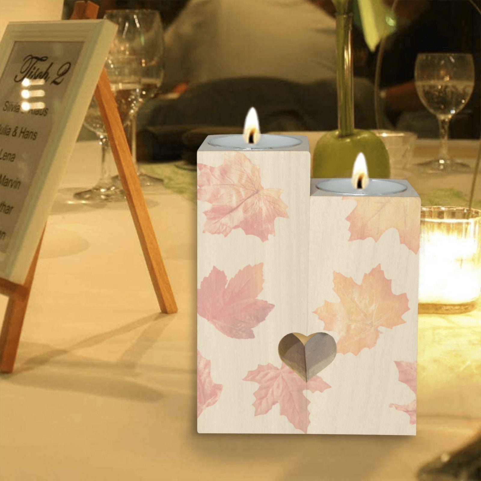 Heminredning Ljushållare i trä