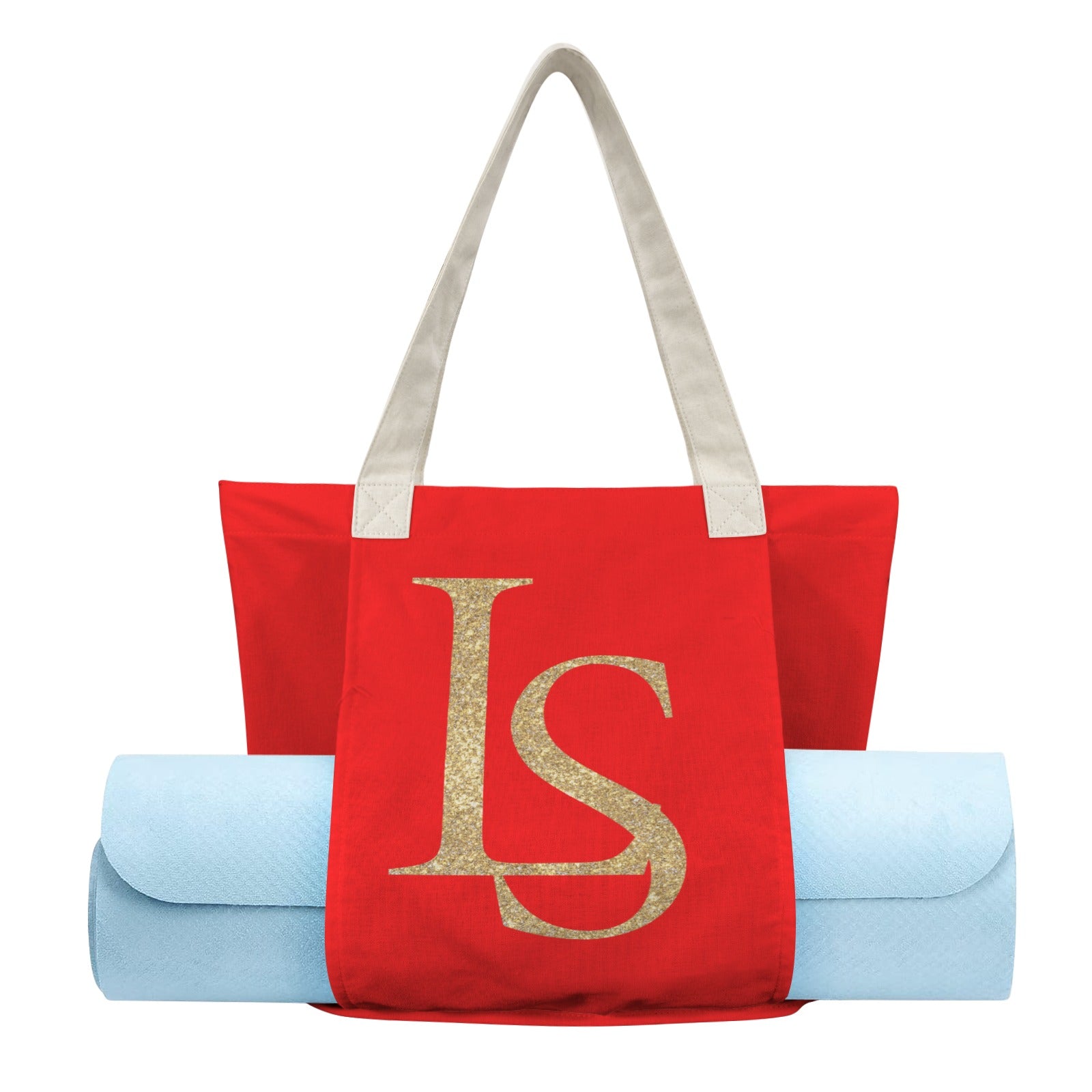 Vit Badväska – Rymlig, lätt & strand redo