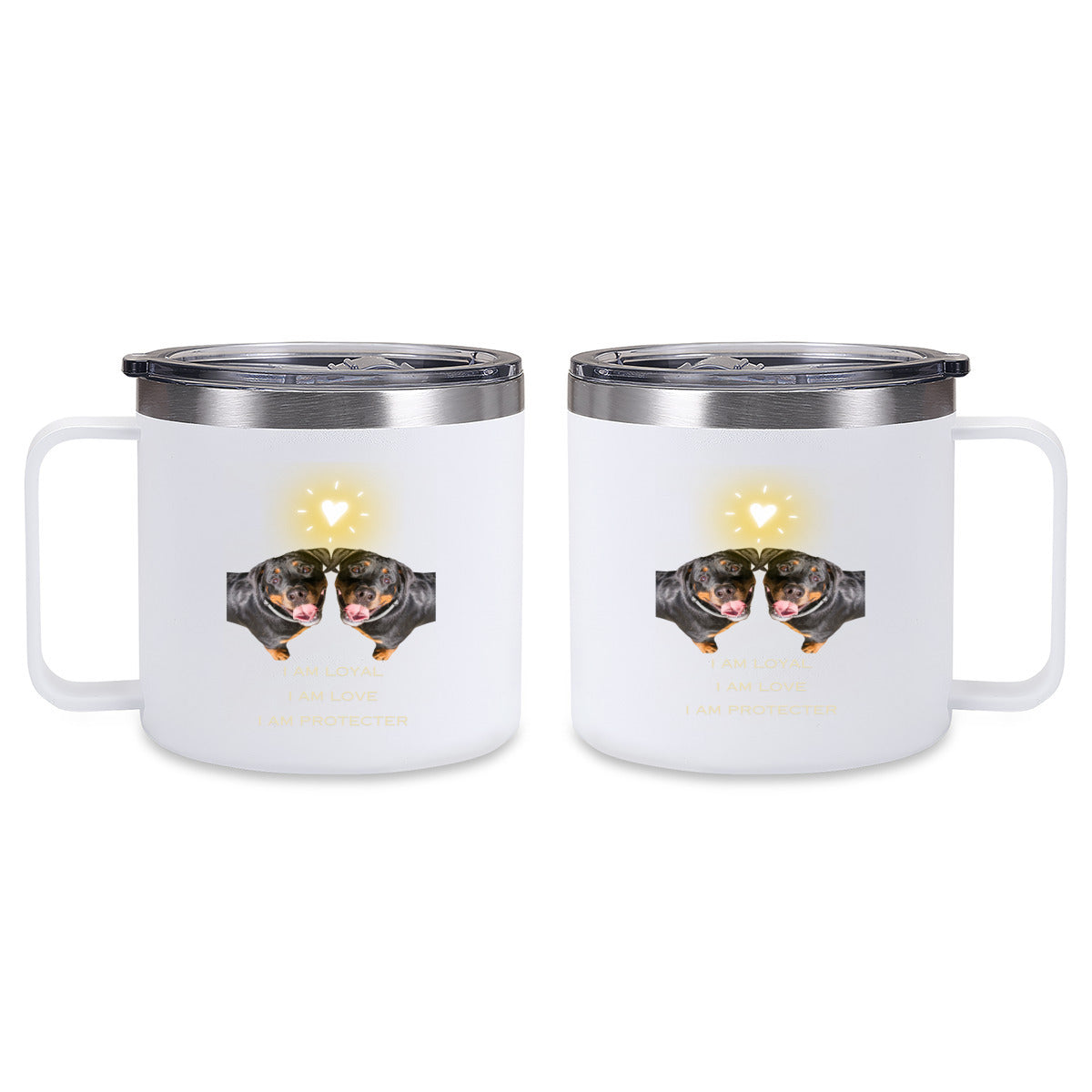 Tumbler Kaffe/te mugg med budskap
