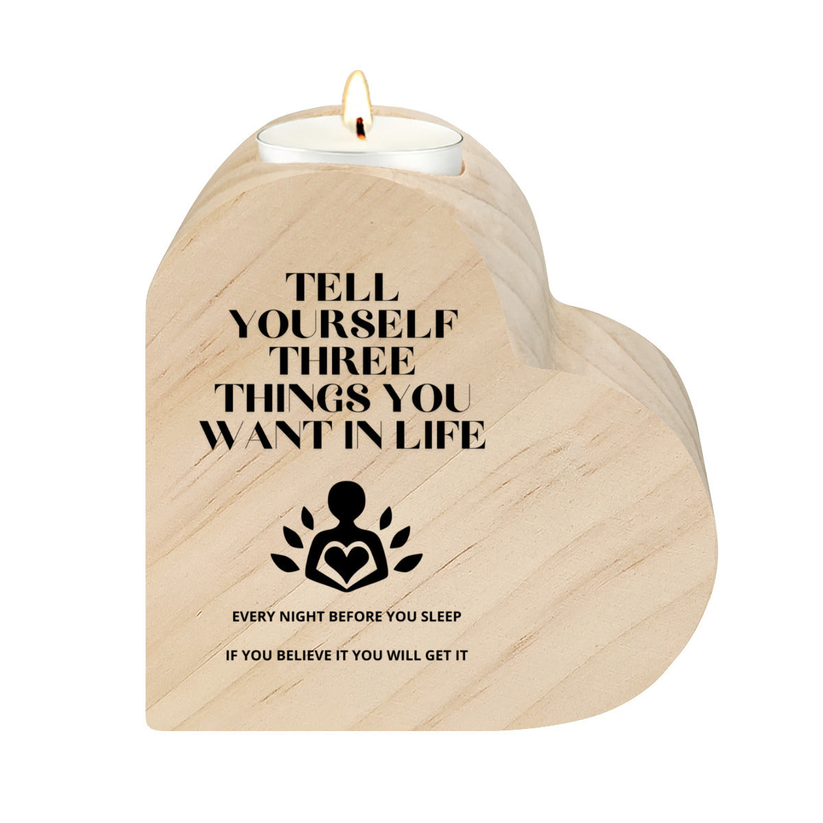 Heminredning Hjärtformad kreativ ljusstake