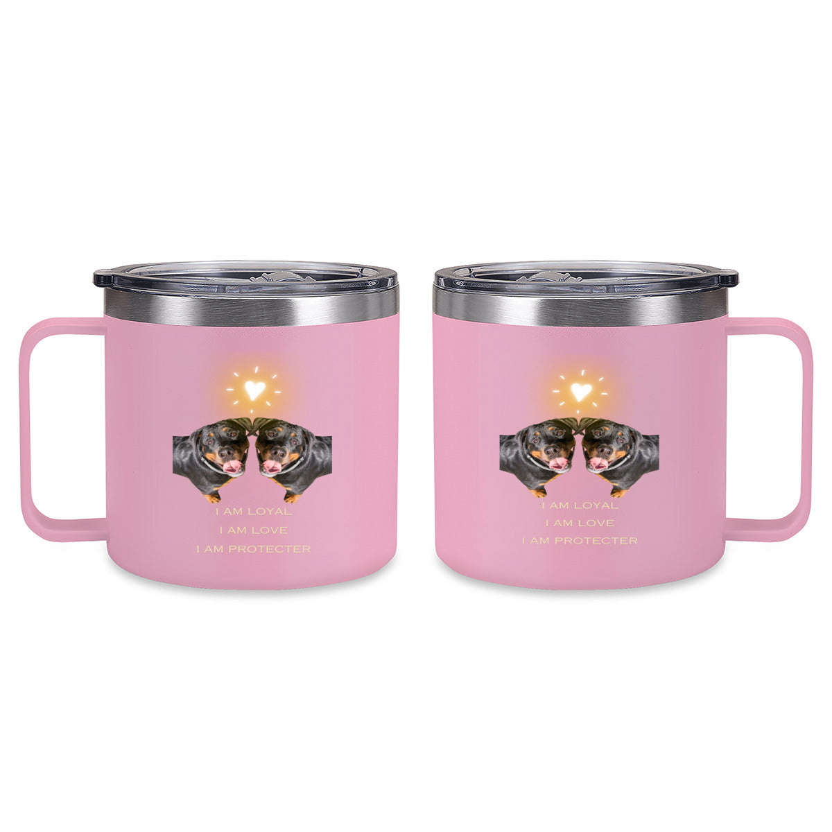 Tumbler Kaffe/te mugg med budskap