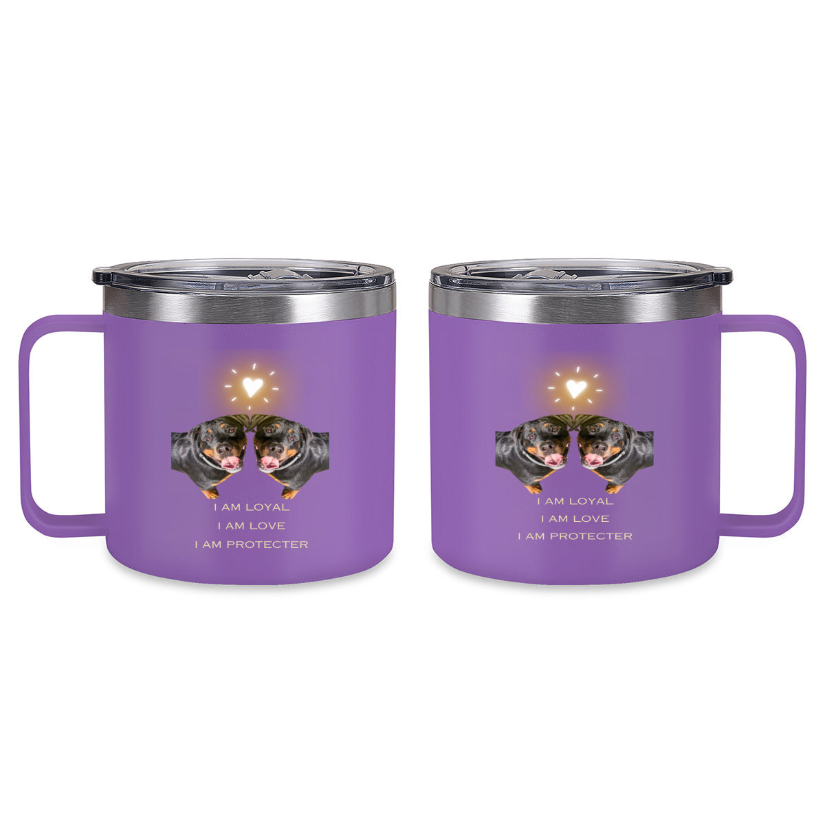 Tumbler Kaffe/te mugg med budskap