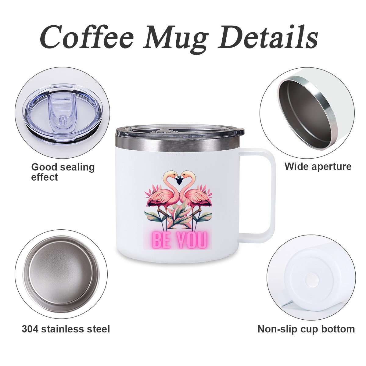 Tumbler Kaffe/te mugg med budskap