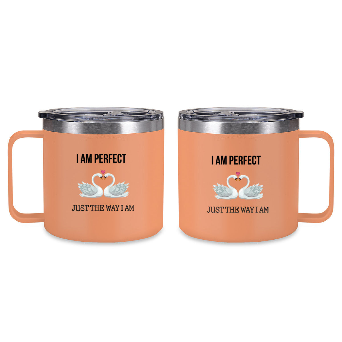 Tumbler Kaffe/te mugg med budskap