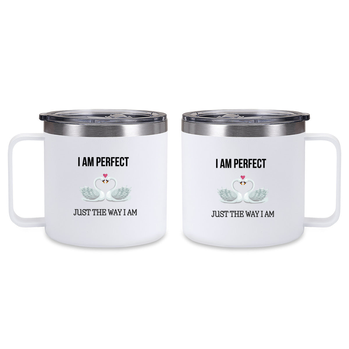 Tumbler Kaffe/te mugg med budskap