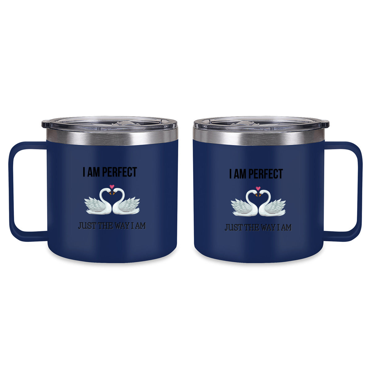 Tumbler Kaffe/te mugg med budskap