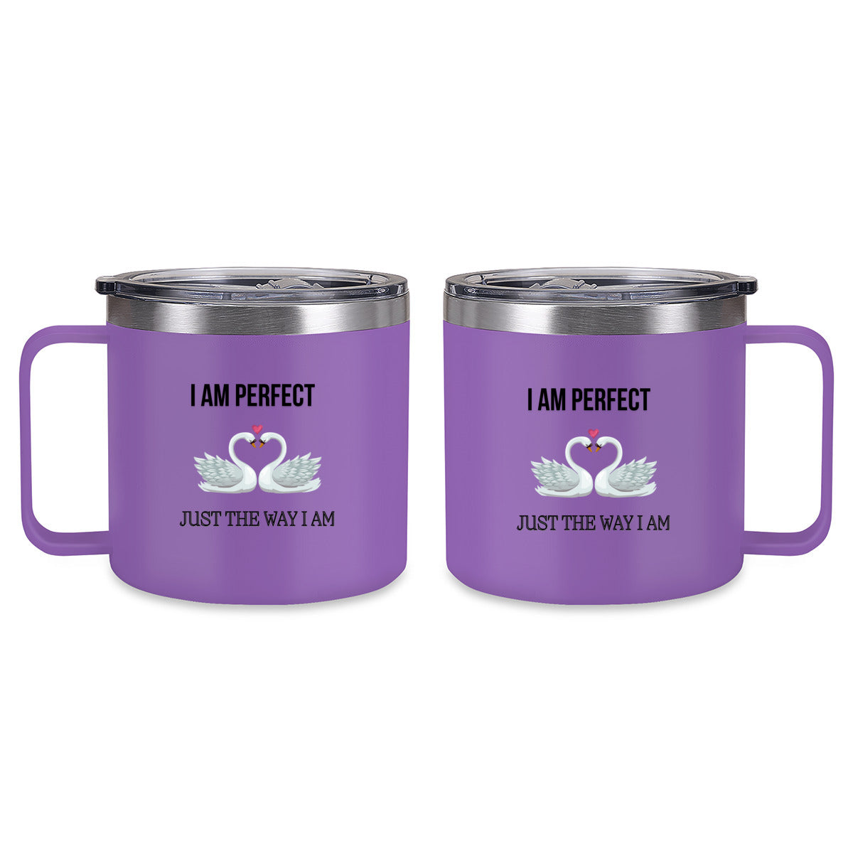 Tumbler Kaffe/te mugg med budskap