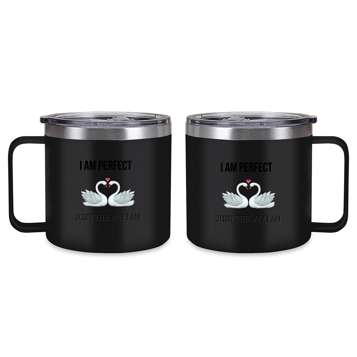 Tumbler Kaffe/te mugg med budskap