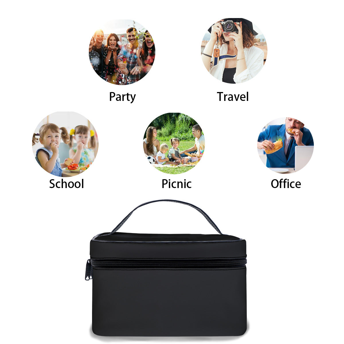 Accessoar - läder make up väska