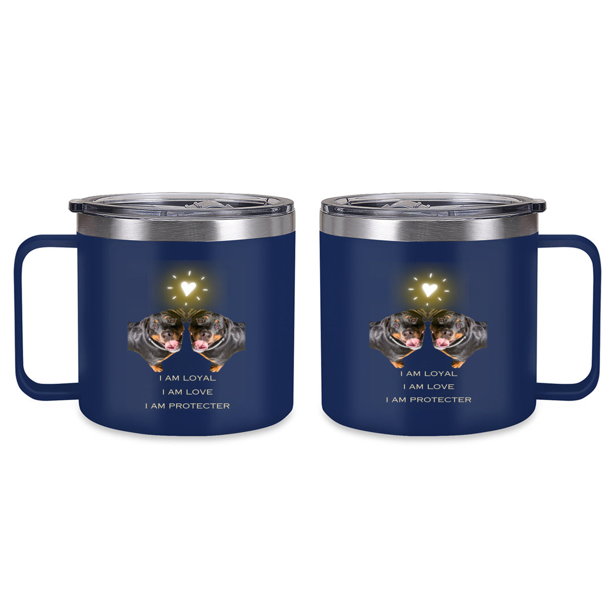 Tumbler Kaffe/te mugg med budskap