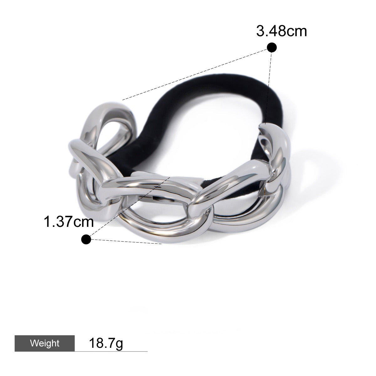 18K Guld Mode Trend Geometrisk Design Lätt Lyx Håraccessoarer