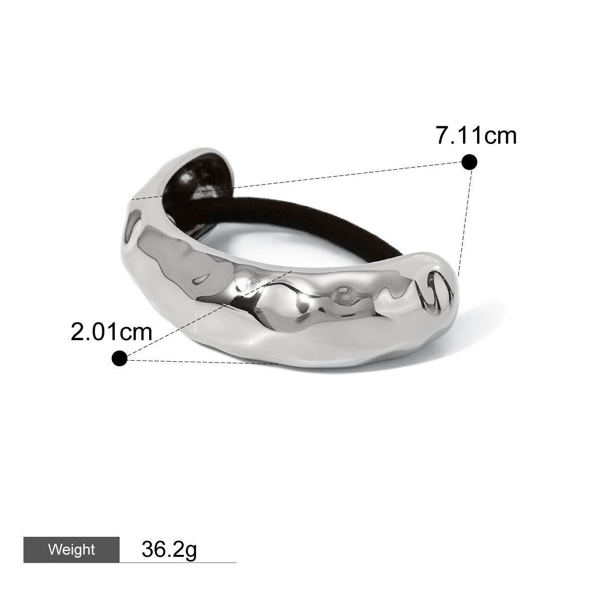 18K Guld Mode Trend Geometrisk Design Lätt Lyx Håraccessoarer