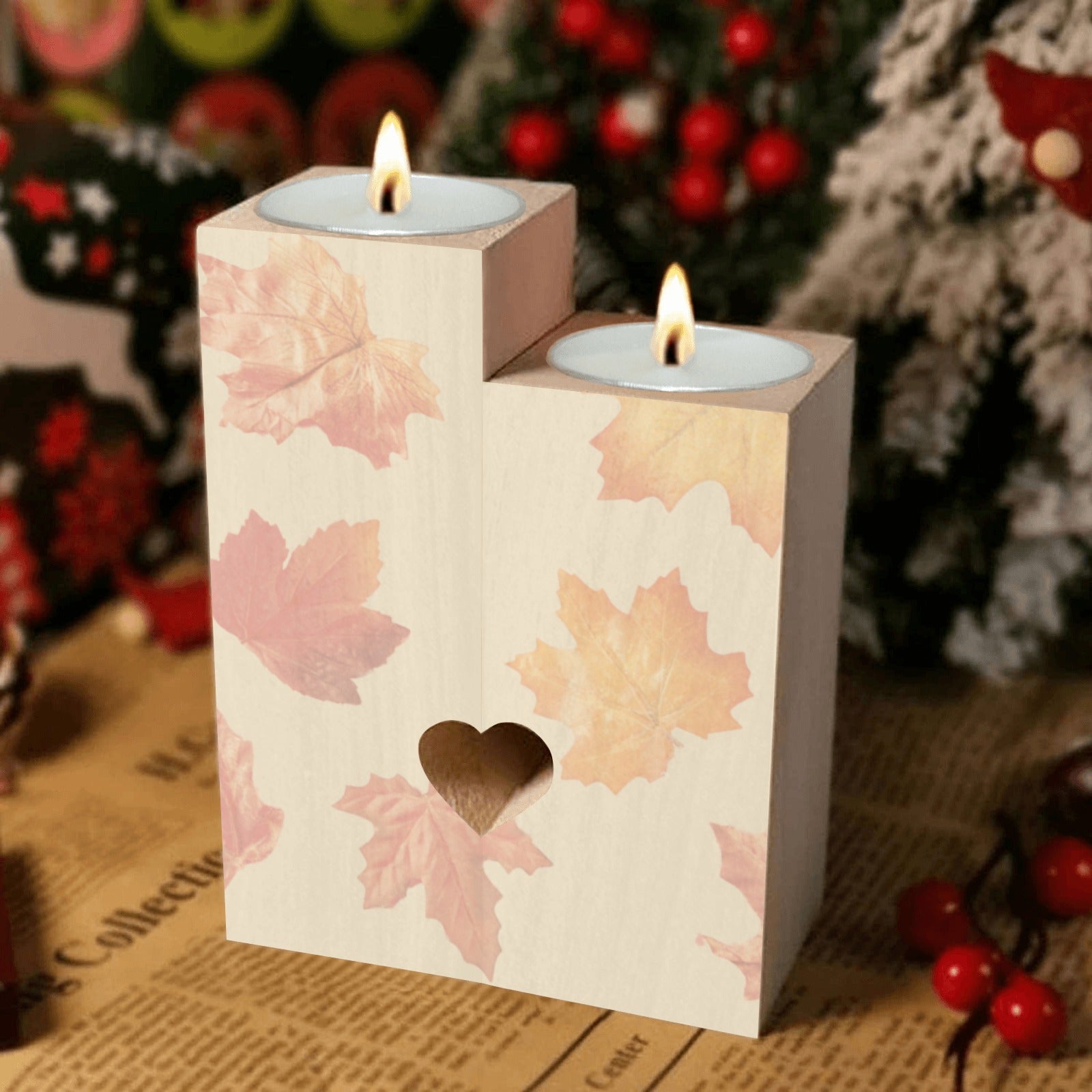 Heminredning Ljushållare i trä