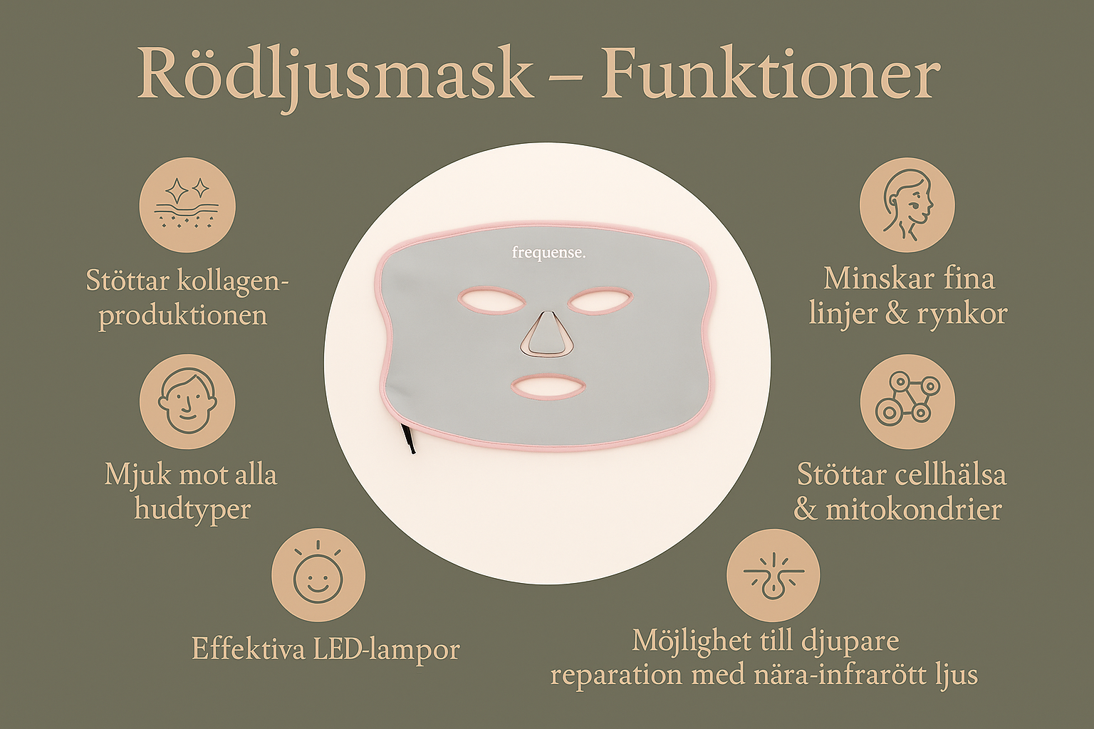 ✨ Rödljusmask (Engångsköp), frekvensladdad   ansikts kräm och guasha för återhämtning i din egen takt 💫