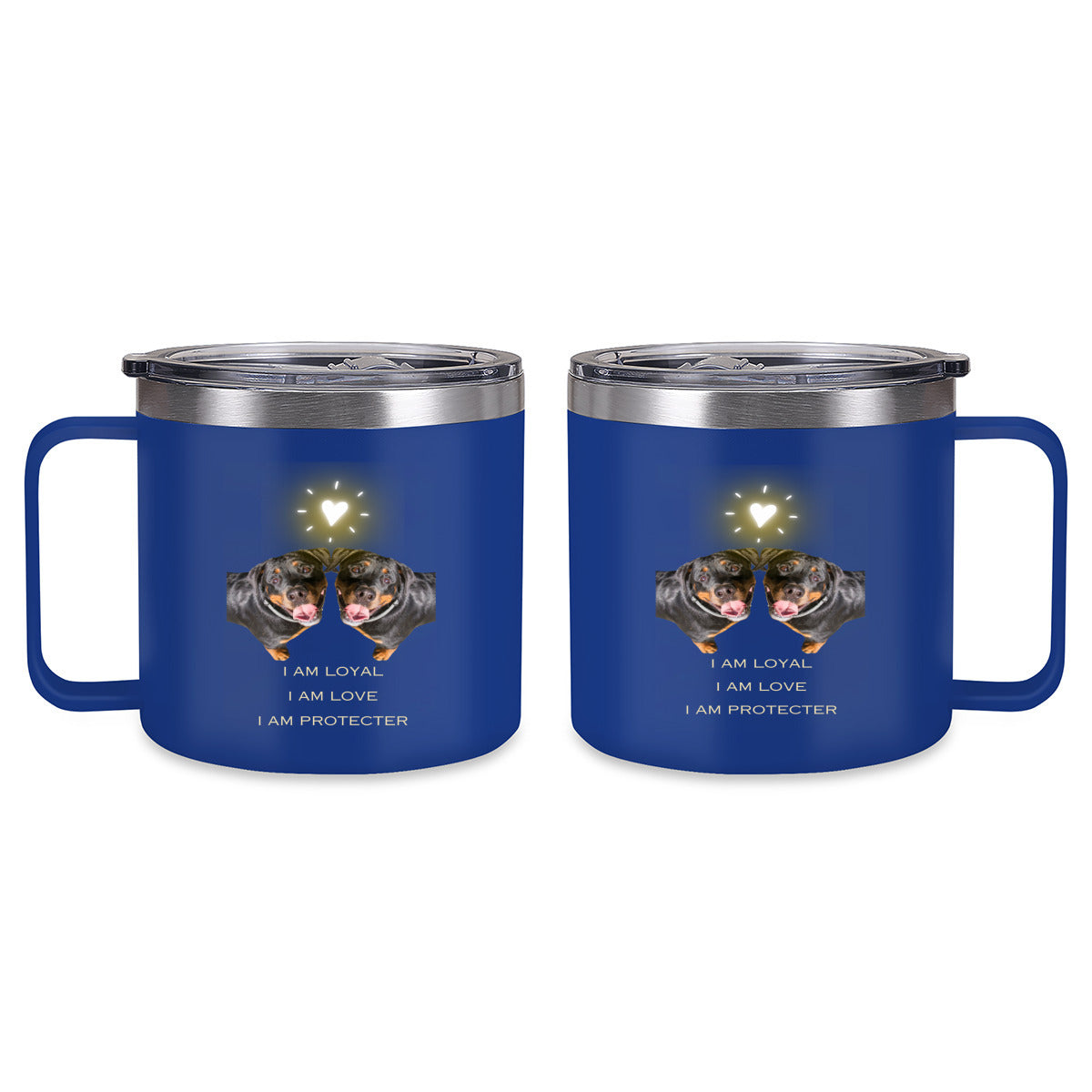 Tumbler Kaffe/te mugg med budskap