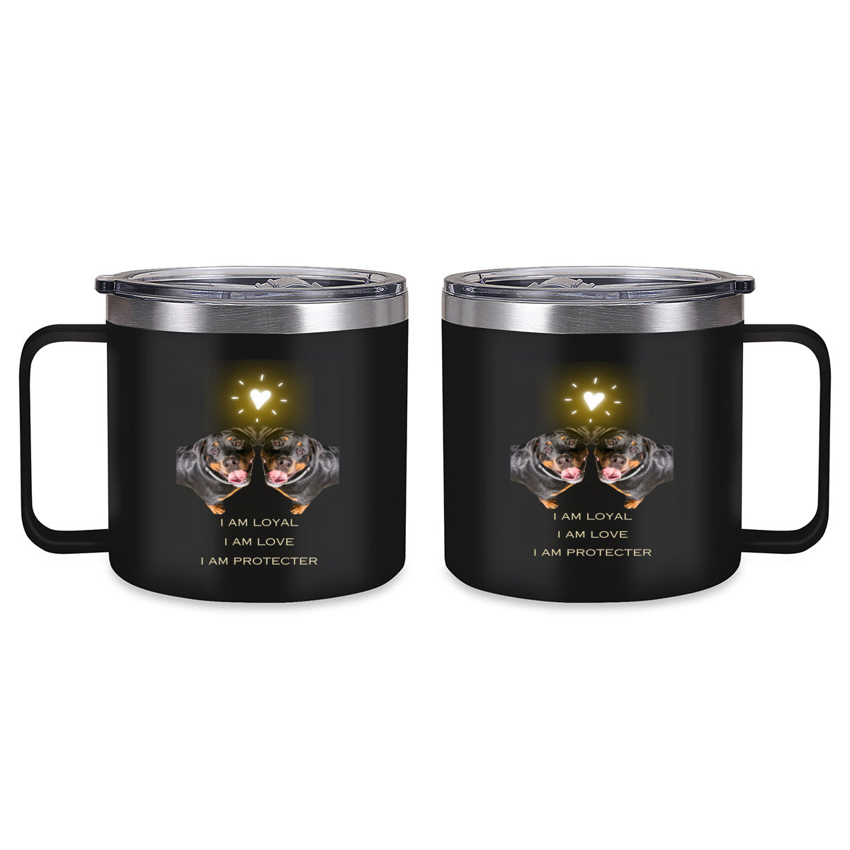 Tumbler Kaffe/te mugg med budskap