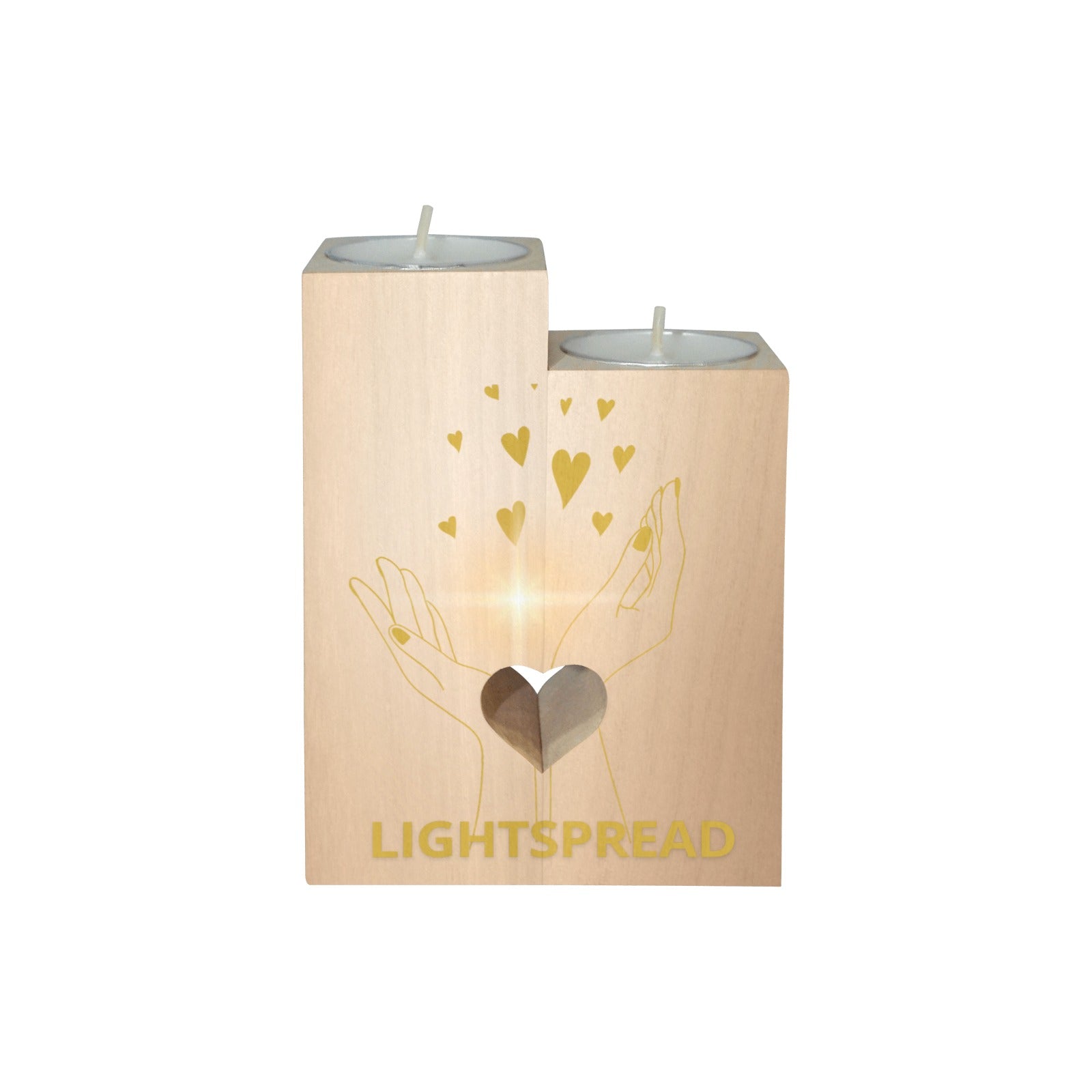 Heminredning Ljushållare i trä