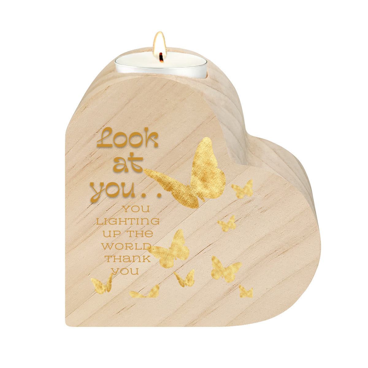 Heminredning Hjärtformad kreativ ljusstake