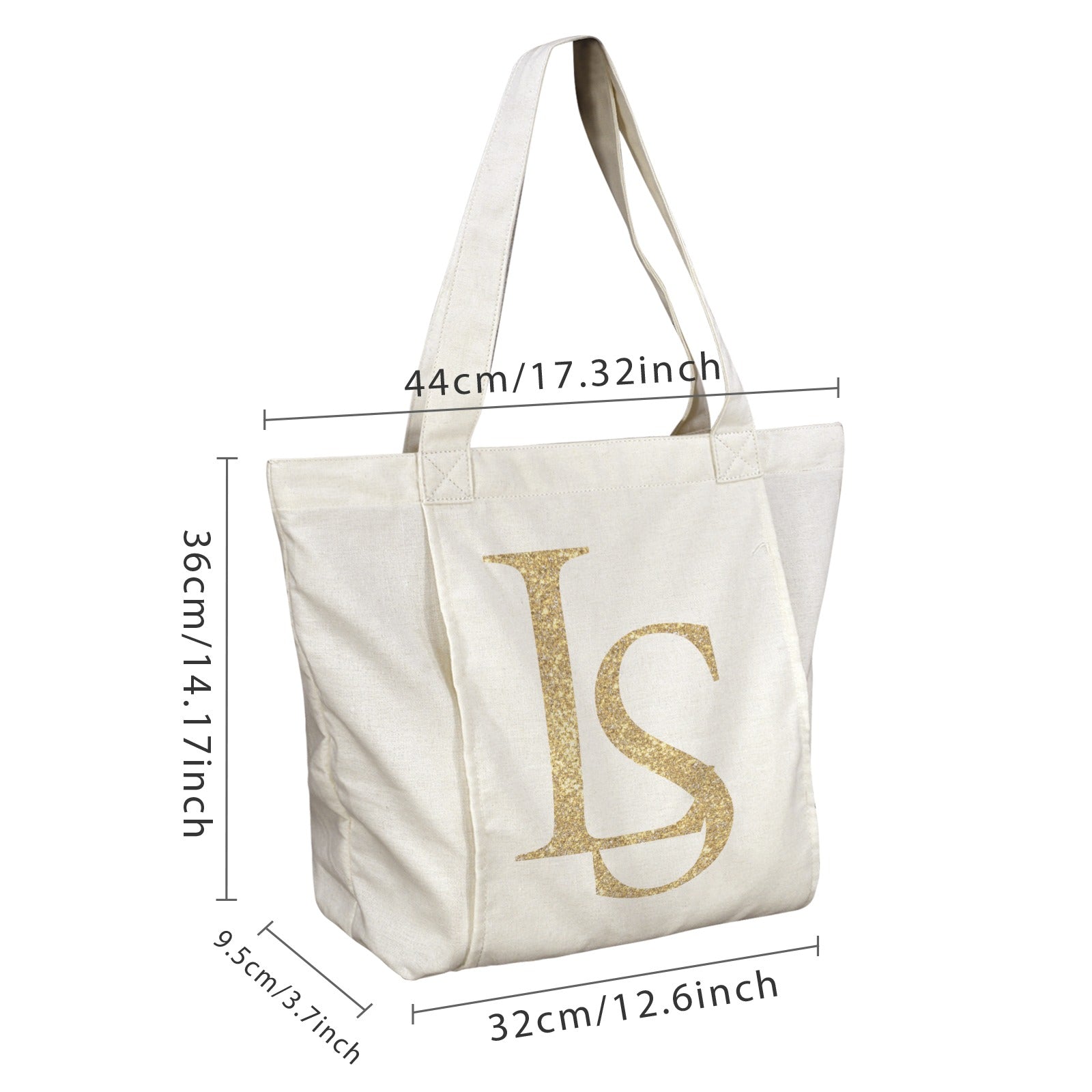 Vit Badväska – Rymlig, lätt & strand redo