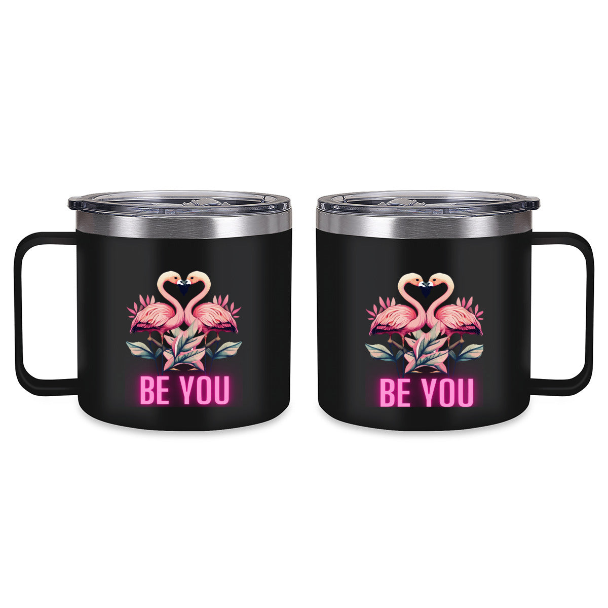 Tumbler Kaffe/te mugg med budskap