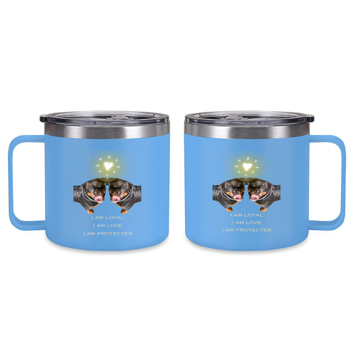 Tumbler Kaffe/te mugg med budskap