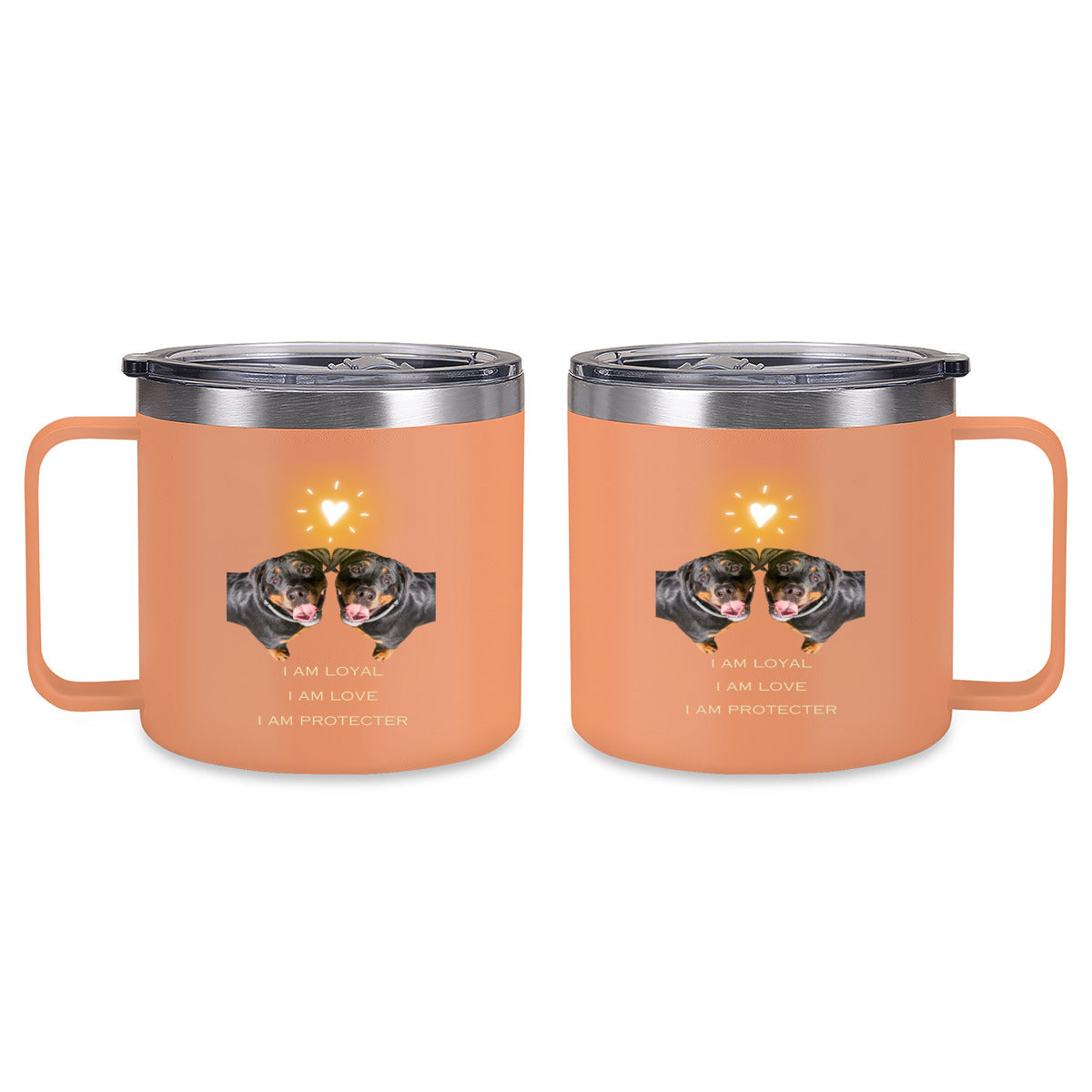 Tumbler Kaffe/te mugg med budskap