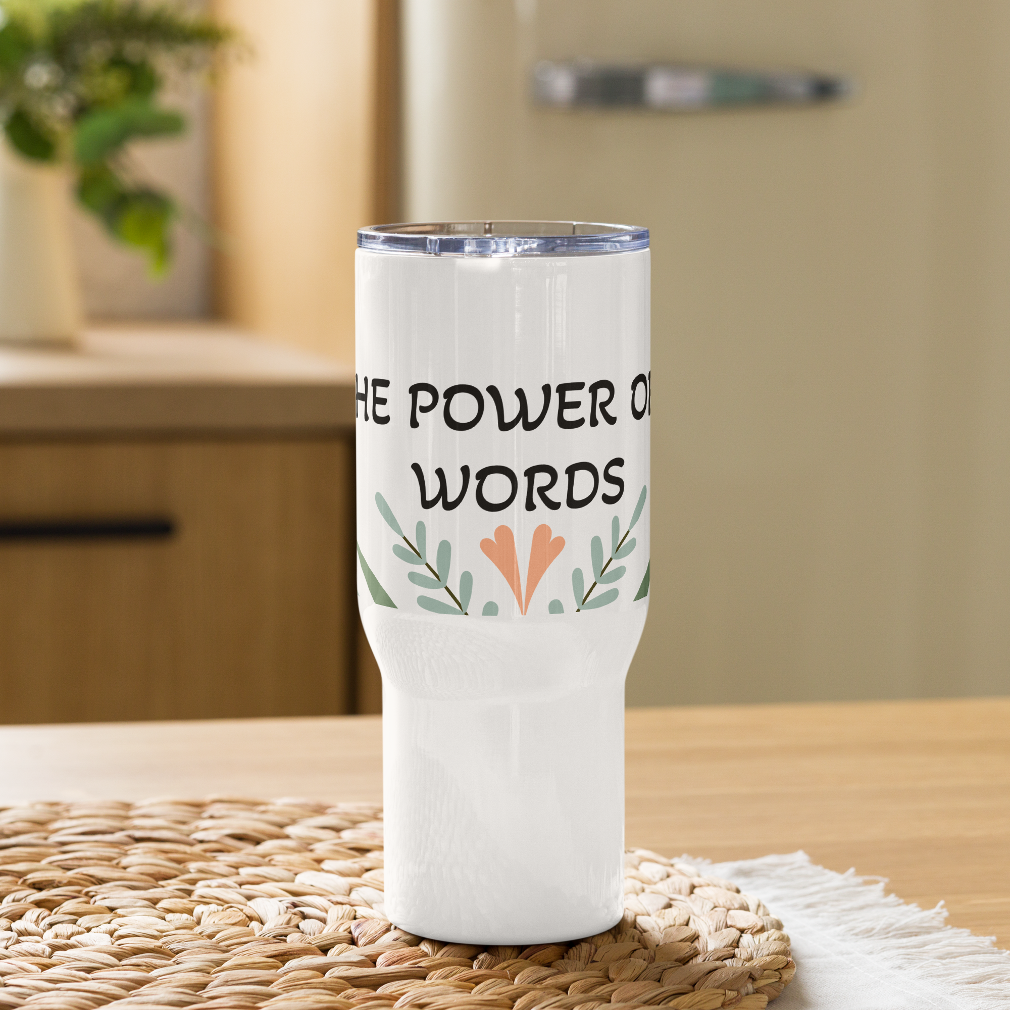 Tumbler rostfritt stål med budskap